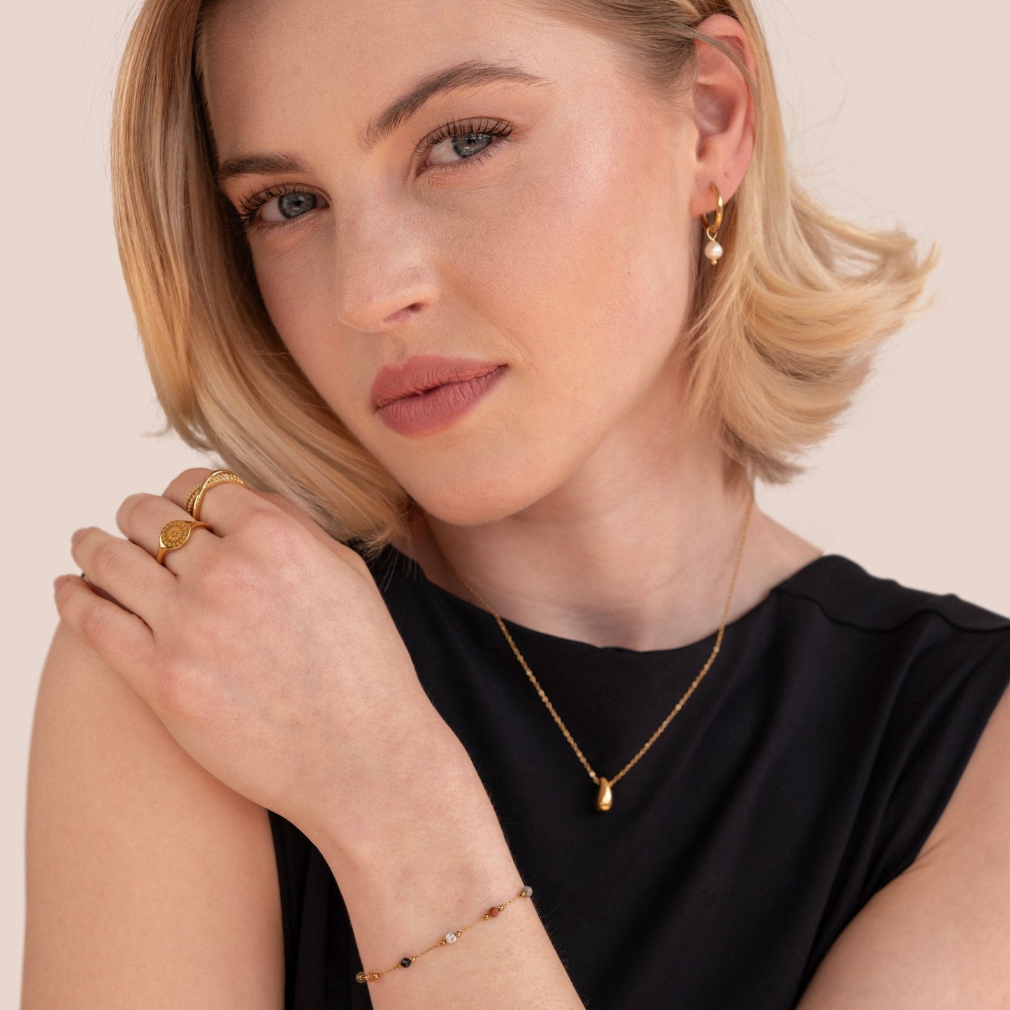 Bransoletka Luly z kamieniem